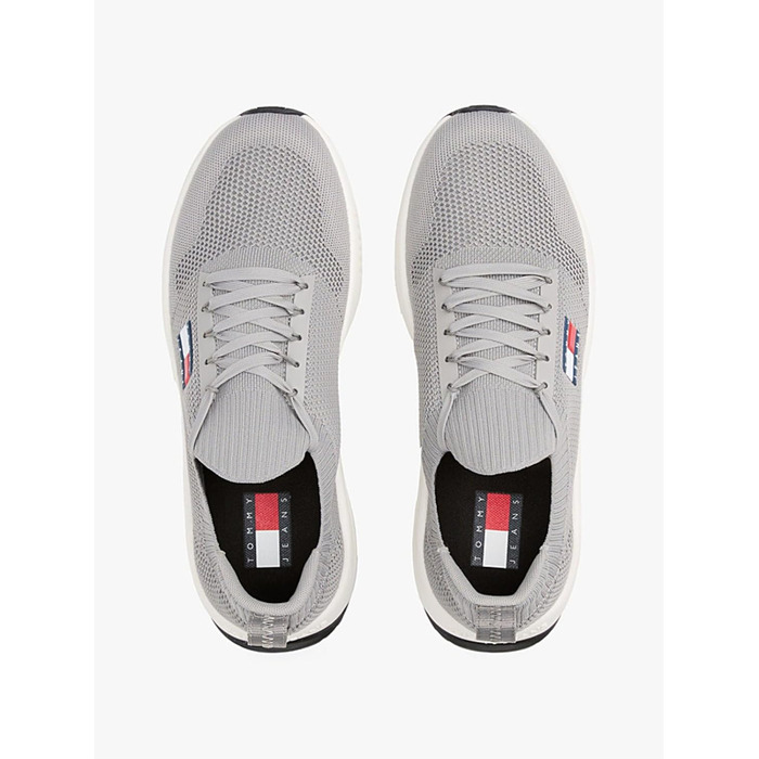 Футболка Tommy Jeans Runner Knitted чоловіча сіра (40 EU)