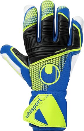 Воротарські рукавички Uhlsport Absolutgrip HN Pro Jr для дітей і дорослих, розмір 7, сині/жовті, професійні