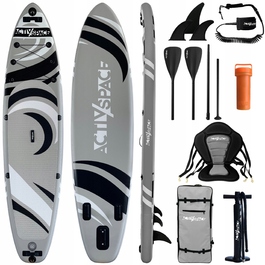 Надувна SUP-дошка Activ/Space з сидінням-каяком, навантаження до 220 кг, довжина 350 см