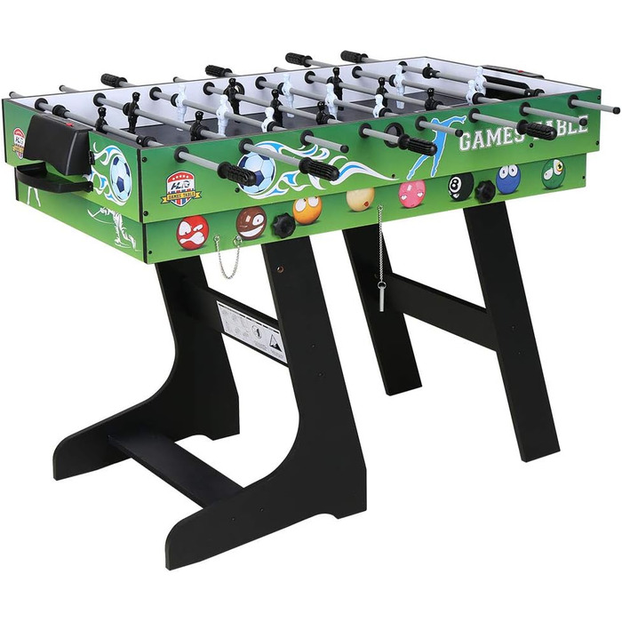 Спортивний ігровий стіл 4 FT 4-в-1 Steady: Білліард/Снукер, Футбол, Настільний теніс, Хокей