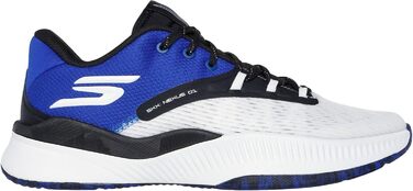 Кросівки Skechers Nexus для чоловіків, баскетбольні, сірі та зелені (42 EU, білий/синій)