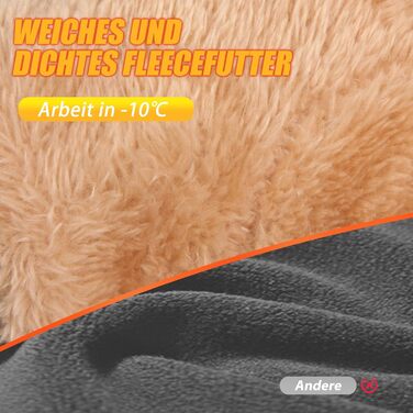 Термо рукавички для велосипеда Ihuan - чоловічі/жіночі, теплі, водонепроникні, вітронепроникні, спортивні, для велосипеда, бігу, катання на лижах, хайкінгу, чорного кольору