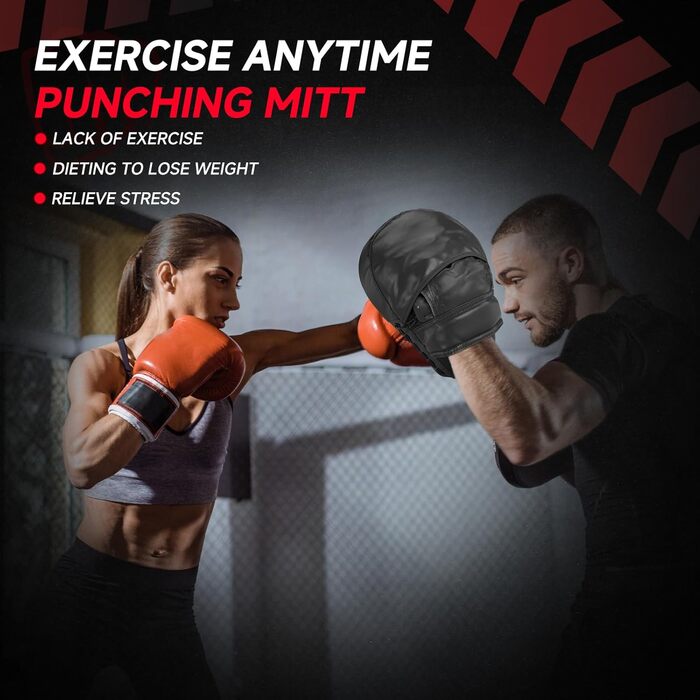 Боксерські рукавички Boxpads для тренувань, MMA, муай-тай, кікбоксингу, карате. Захист для ударів та тренувань (чорний)