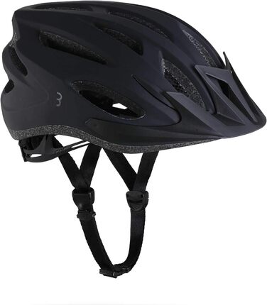 Велосипедний шолом BBB Cycling Condor для дорослих, матовий чорний, знімний візор, захист від комах, для MTB та шосейних велосипедів (54-58 см)