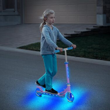 Самокат дитячий TONBUX Roller Kinder 6 років з підсвіткою, регульована висота, складаний, для дітей 5-12 років