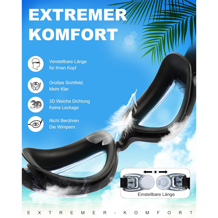 Окуляри для плавання Zerhunt: чоловічі, жіночі, дитячі. Антизапітніння, захист від УФ. Для дайвінгу та водного спорту. Підходять для дітей від 10 років. Прозорі.