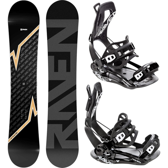 Сноуборд RAVEN Pulse 159см + кріплення Fastec FT360 Black XL - комплект