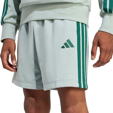 Чоловічі спортивні шорти Adidas Essential Three Stripes French Terry (S, Wonder Sage/Collegiate Green)