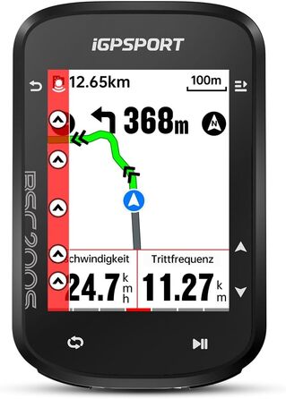 Велокомп'ютер GPS iGPSPORT BSC200S бездротовий з маршрутизацією, ANT+, Bluetooth