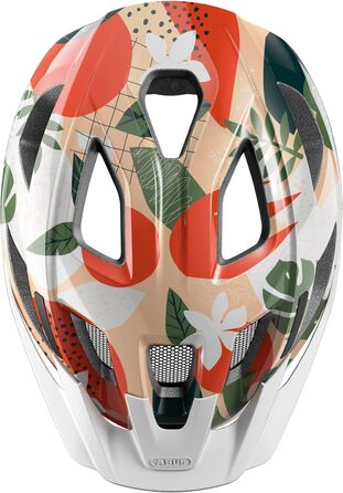 Велошолом ABUS Aduro 3.0 для міста та спорту, стильний дизайн, для жінок і чоловіків, розмір S (51-55 см), помаранчевий (orange palm)
