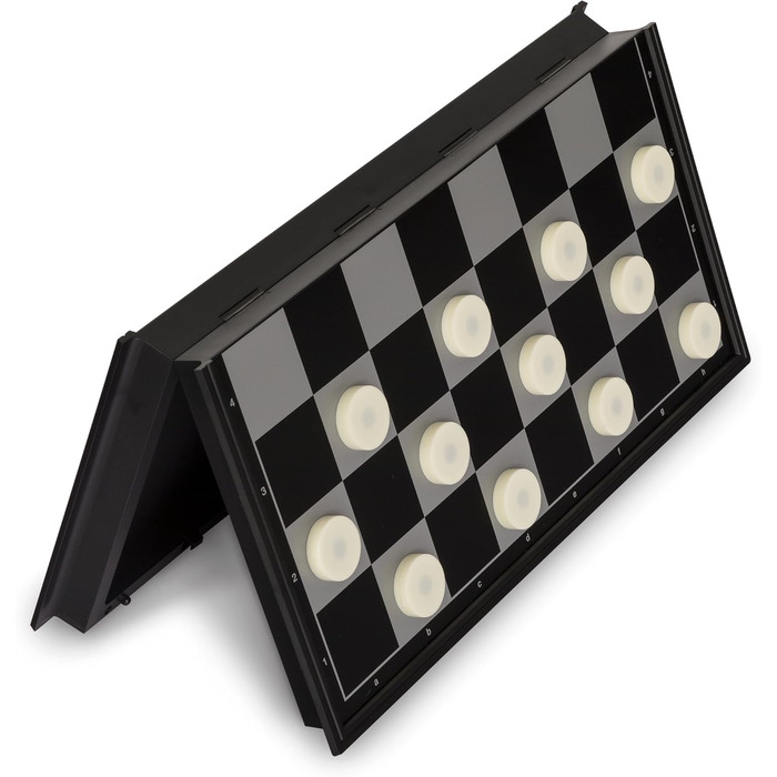 Набір для подорожей 2 в 1: шахи та шашки з магнітами - 31.8 см