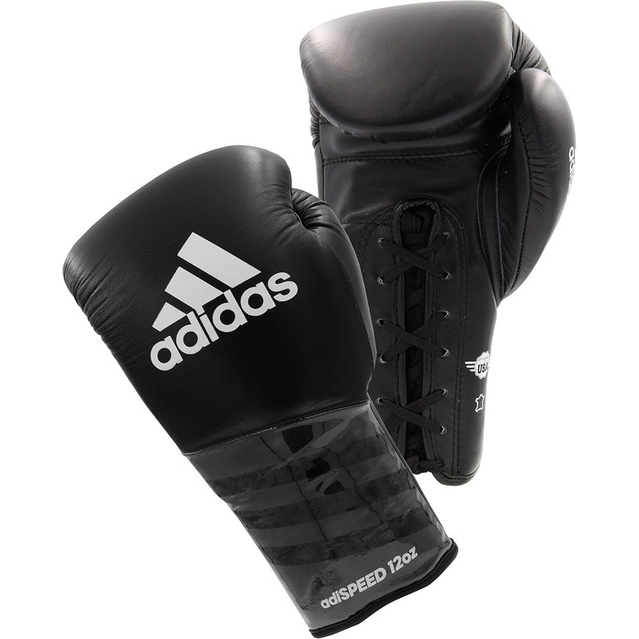 Боксерські рукавички Adidas AdiSpeed з шнурівкою для дорослих, чоловіків і жінок, 340 г, 453 г, 510 г