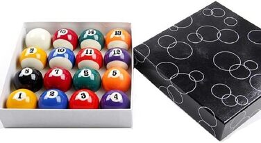 Набір для більярду Pegasi AA Grade Poolballset - 16 кульок, 57.2 мм, фенолхарц, поліровані, довговічні