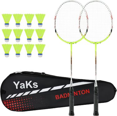 Набір для бадмінтону YAKS 3U Ful Carbon Professional Ultra Light High Elastic Adult Student Training Set, міцний