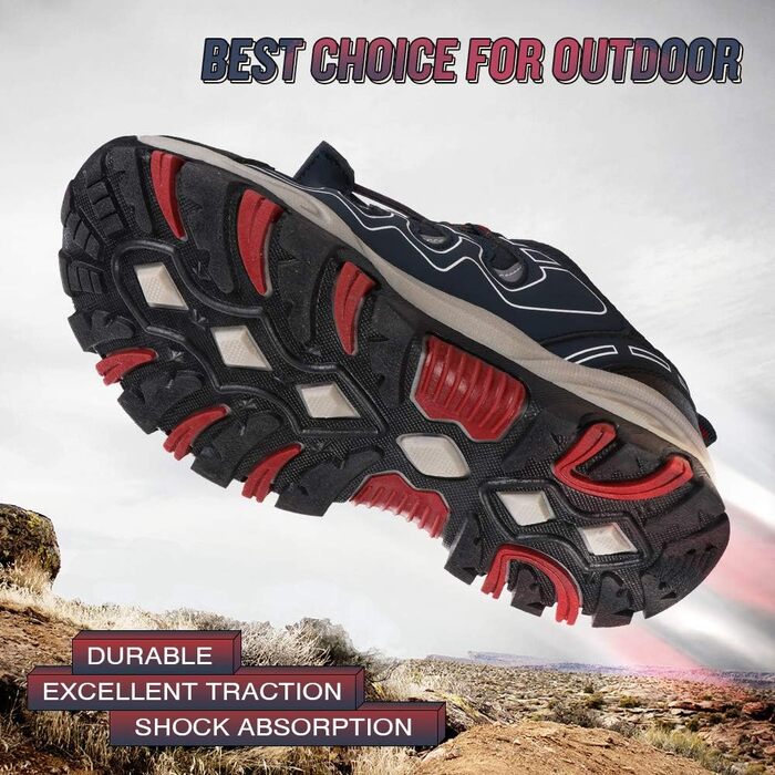 Дитячі трекінгові кросівки UOVO для активного відпочинку, спорту та туризму. Синій колір, розмір 30