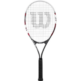 Тенісна ракетка Wilson Fusion XL, алюмінієва, баланс у руків'ї, 291 г, довжина 69,9 см, розмір ручки 3