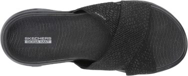 Зручні жіночі сандалії Skechers ON-The-GO 600 Dainty, чорного кольору, розмір 42 EU (широка колодка)