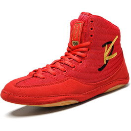 Боксерські черевики для боротьби та боксу, чоловічі, жіночі, дитячі, 43 EU, червоні