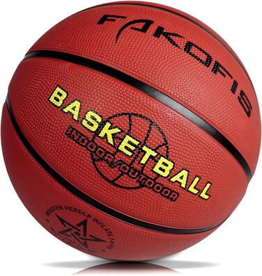 Факoфіс Баскетбольні м'ячі: розміри 3, 5, 7. Для гри в залі та на вулиці, тренування, професійні та дитячі.