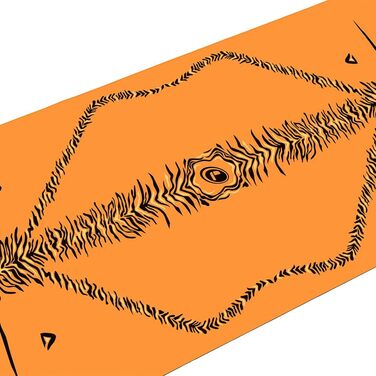 Liforme Zodiac Tiger – Еко-йога-мат, нековзкий, з унікальною розміткою, біорозкладний
