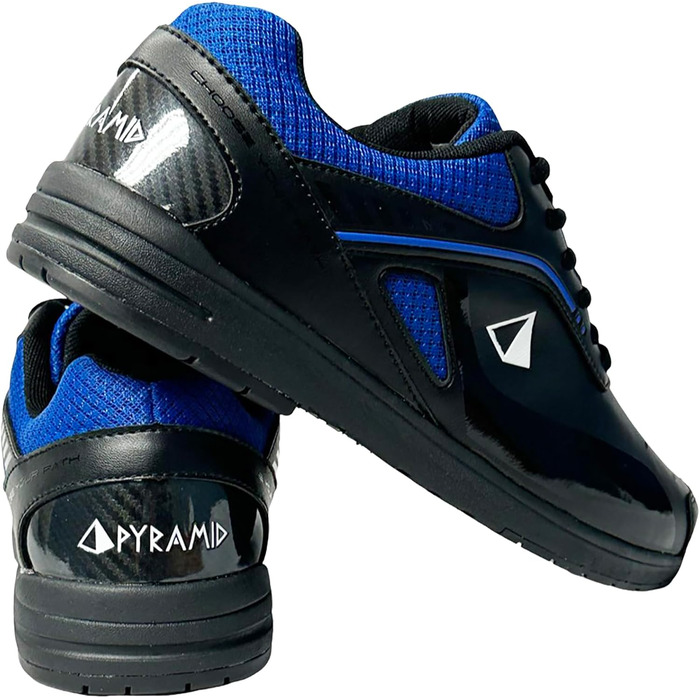 Боулінгіві черевики Pyramid Men's Ra Pro чорного та royal blue кольору для правої руки, 45 EU