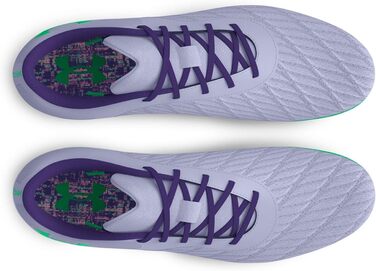 Кросівки футбольні Under Armour Magnetico Select 3.0 FG Unisex, білі, капри (45 EU, фіолетовий)