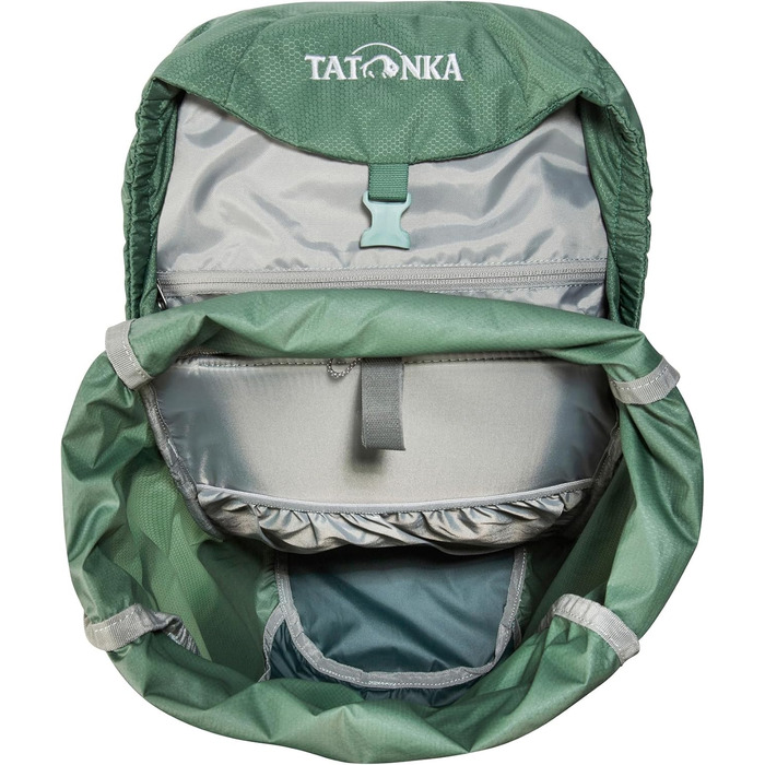 Рюкзак для туризму Tatonka Hike Pack 27 л, з вентиляцією спини та дощовиком, зелений