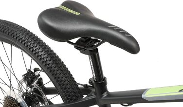 Дитячий гірський велосипед BIKESTAR 24 дюйми, алюмінієва рама, 21 швидкість Shimano, дискові гальма, для дітей від 9 років, синій