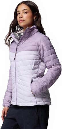 Жіноча куртка-пуховик Columbia Powder Pa Jacket, колір Lavender Pearl / Shale Purple, розмір L