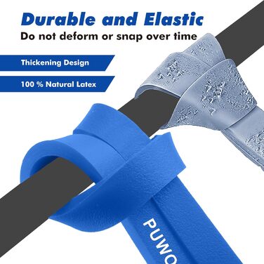 Набір еластичних стрічок для фітнесу, 3 рівні опору, з дверними фіксаторами, ручками, чохлом, сумкою та інструкцією. Підходять для фітнесу, йоги та силових тренувань. Кольори: синій, зелений, фіолетовий, чорний, червоний, жовтий.