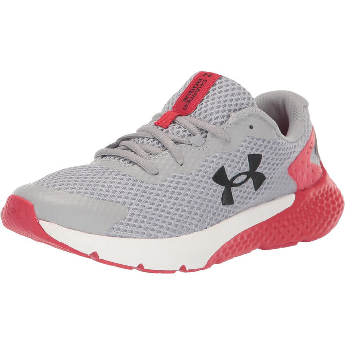 Дитячі кросівки Under Armour Ua Rogue 3 Al для дівчаток, Visual Cushioning, 38 EU, сірий, червоний, чорний