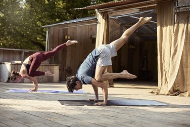 Йога-мат Reebok 4 мм, антиковзкий фітнес килимок