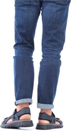 Чоловічі сандалі Rieker 22761 Klassische, темно-сині, 45 EU - класичні літні сандалі для чоловіків