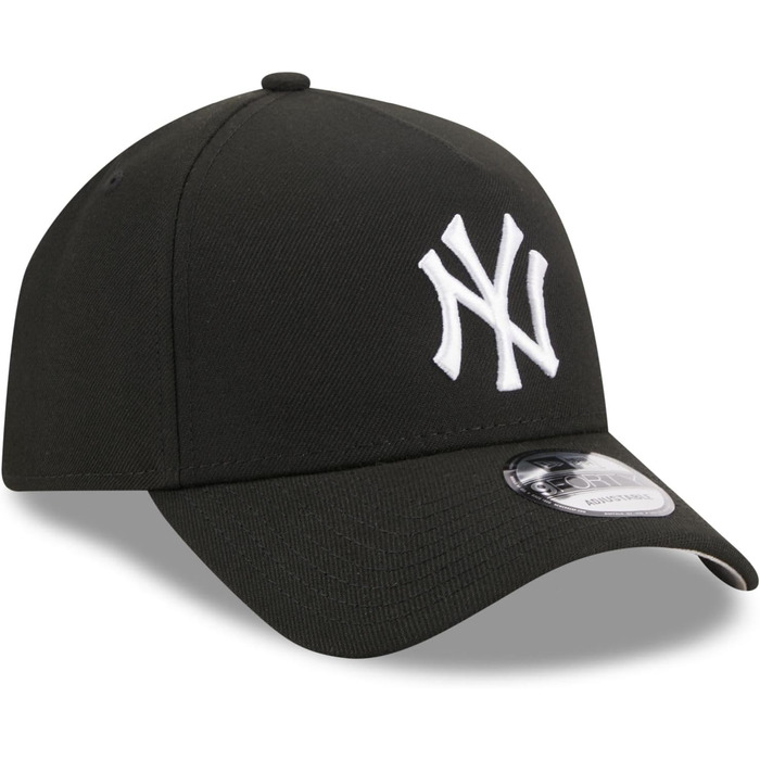 Кепка бейсболка New Era 9Forty A-Frame Snapback MLB New York Yankees чорна, універсальний розмір