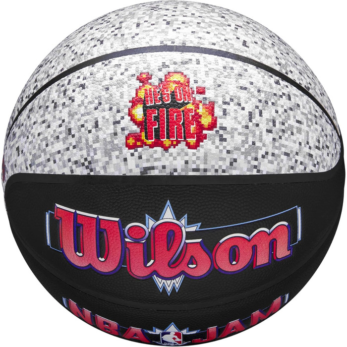 М'яч для баскетболу Wilson NBA Jam, для гри в приміщенні та на вулиці
