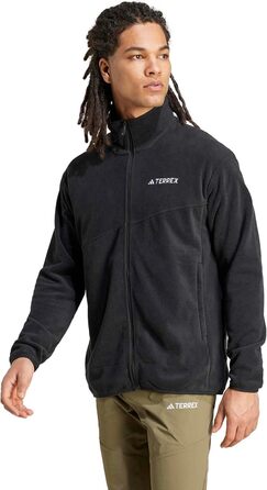 Чоловіча флісова куртка-світшот adidas Terrex Multi Full Zip, чорна, розмір L