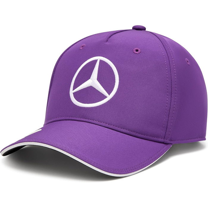 Кепка Mercedes AMG Petronas F1 2024 Lewis Hamilton – офіційна кепка Формули-1, ліловий колір, універсальний розмір