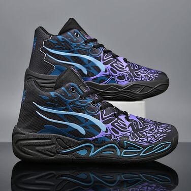 Чоловічі баскетбольні кросівки для студентів, антиковзаючі, зносостійкі, модні спортивні кросівки, великі розміри, червоно-зелені (42 EU, Heizi)