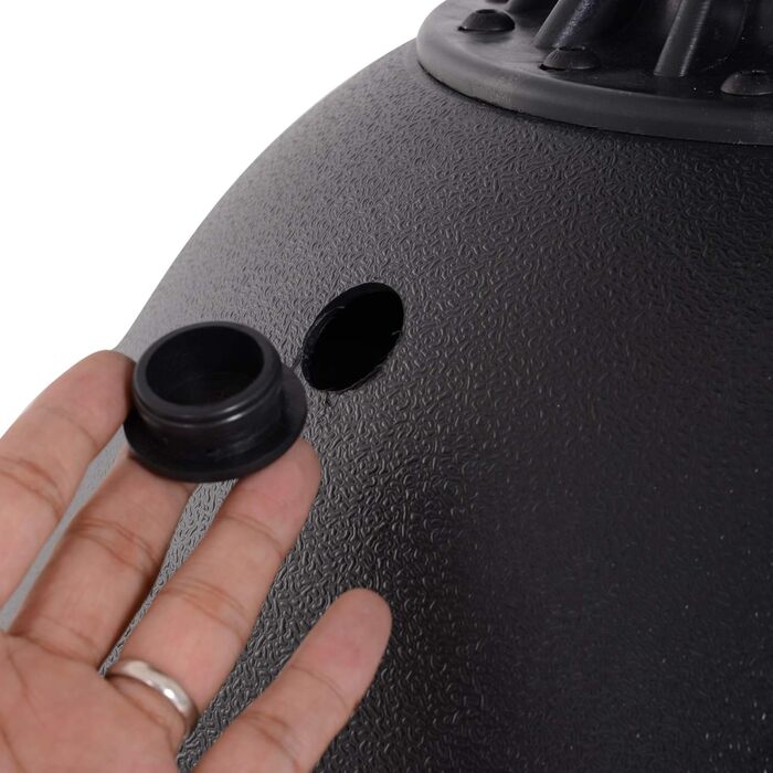 HOMCOM Стендовий боксерський мішок 165см для дорослих, міцний, з основою-присоскою, чорний