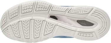 Волейбольне взуття Mizuno Supersonic 2 Mid (38 EU, білий блакитний)