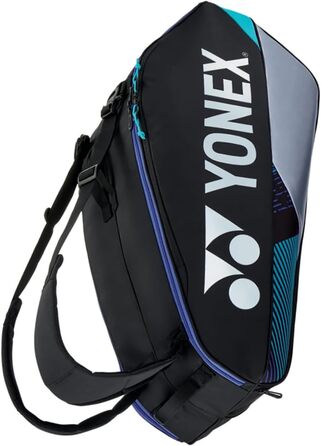 Сумка для бадмінтону Yonex Pro Racket Bag 92426 Schwarz/Silber з відділенням для взуття та функцією рюкзака