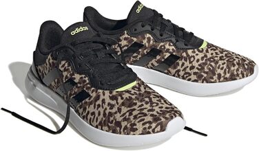 Жіночі кросівки Adidas Qt Racer 3.0 для бігу (38 EU, чорний/лімоний)