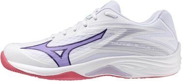 Жіночі волейбольні кросівки Mizuno Thunder Blade Z Indoor V1GC237020 Білий/Фіолетовий/Рожевий (42.5 EU)