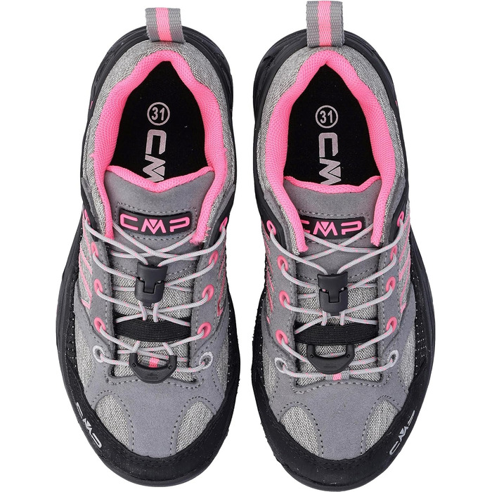 Дитячі трекінгові черевики CMP для піших прогулянок, сірі, рожеві (32 EU)