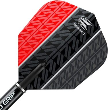 Дартс Target Darts Vapor 8 Soft, набір дротиків 19 г, червоні