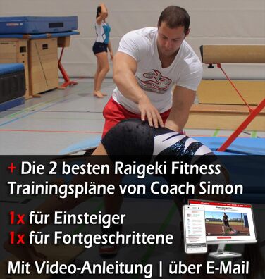 Стрічки для фітнесу Raigeki Fitness: набір з 3 шт. для силових тренувань, стегон та сідниць (Loop Resistance Bands)