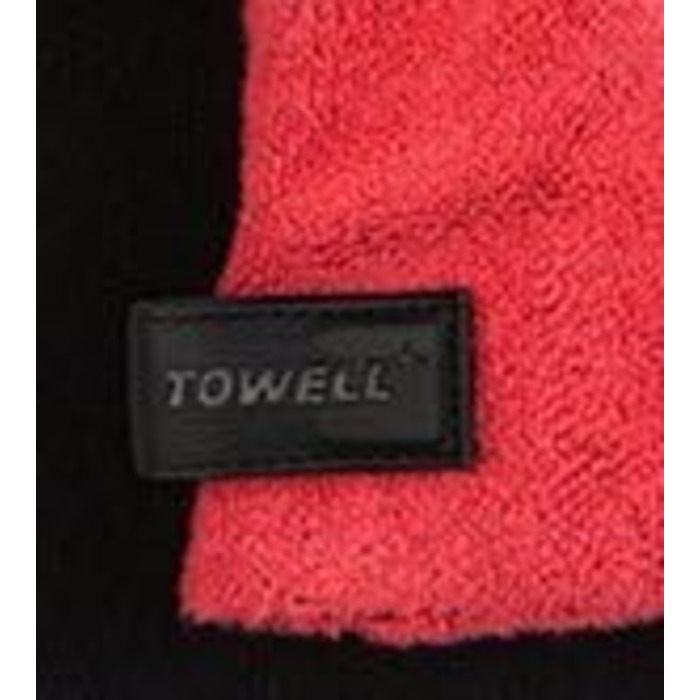 Рушник спортивний STRYVE Towell+ V2 з кишенею та магнітною кліпсою, Neon Red | для фітнесу та активного відпочинку