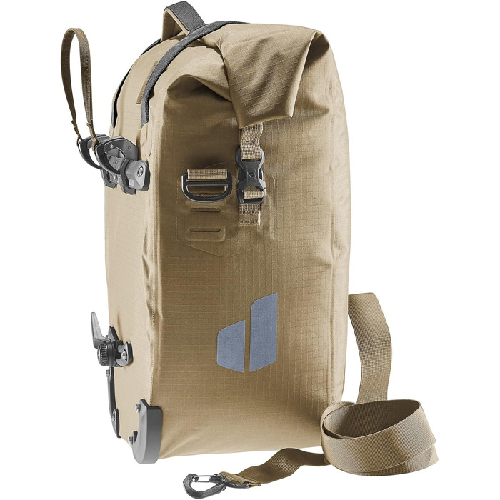 Велосипедна водонепроникна сумка на багажник Deuter Weybridge 25+5 л, бежевого кольору