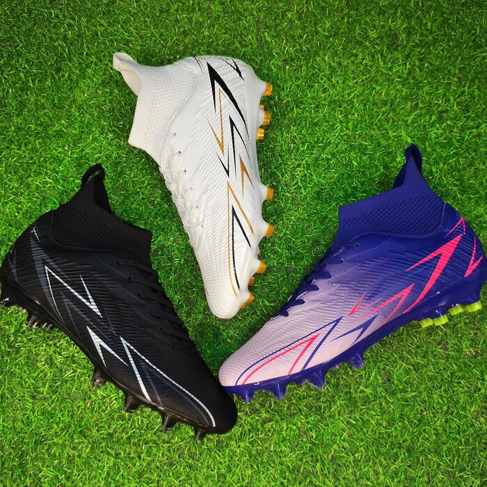 Чоловічі футбольні бутси з високим верхом для штучного поля, дитячі, розмір 43 EU, фіолетові