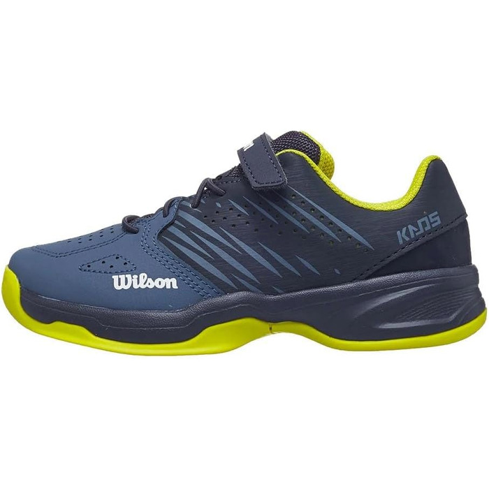 Тенісне взуття Wilson Kinder KAOS для дітей, унісекс, блакитний колір, розмір 28.5 EU, збірка Китай/Індія